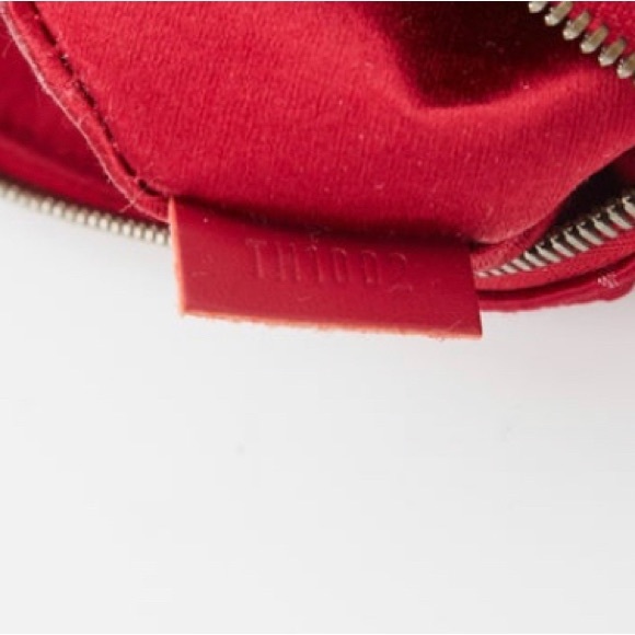 Louis Vuitton Red Satin Mono Papillon Bag - Picture 6 of 14